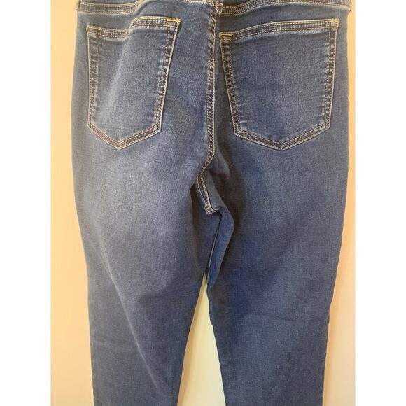 A: GLOW MATERNITY Women’s Dark Wash Jeggings / Size: 14 - Picture 8 of 9